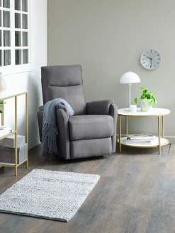 Sillones>JYSK ABILDSKOVSillón reclinable ABILDSKOV eléctrico polipiel Gris