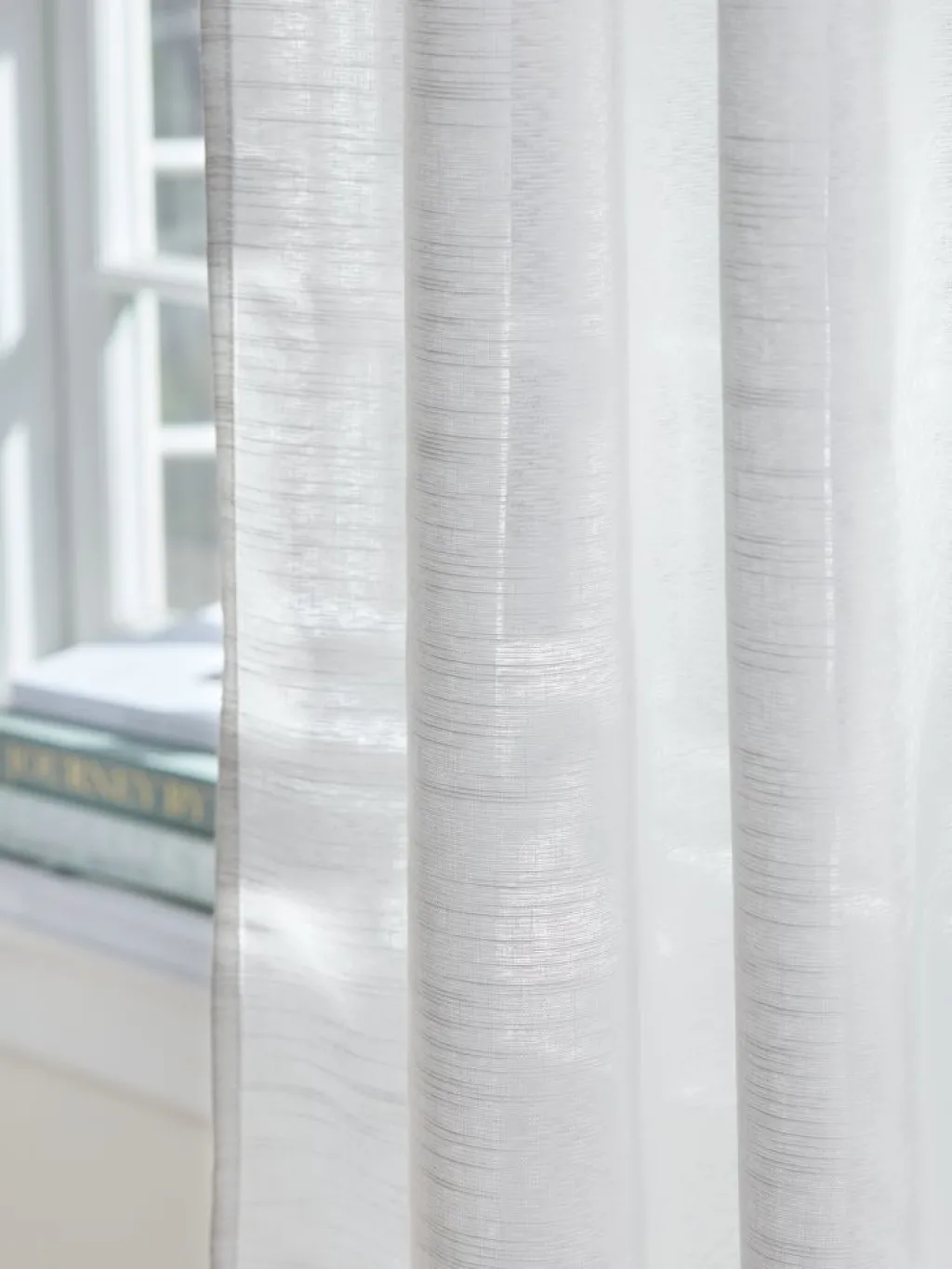 Cortinas Traslúcidas>JYSK ABRAURCortina ABRAUR 1x140x300 blanco crudo Blanco roto