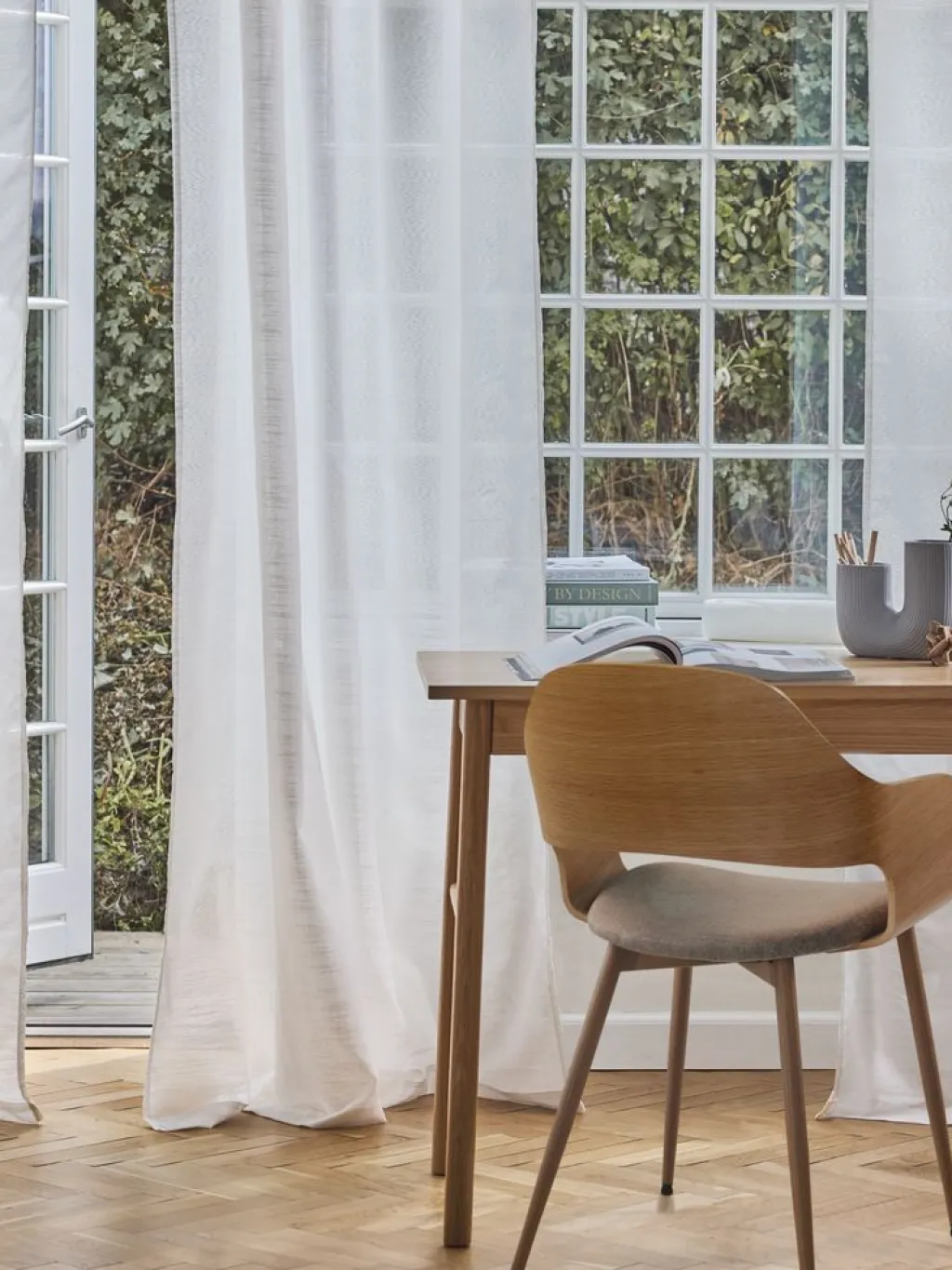 Cortinas Traslúcidas>JYSK ABRAURCortina ABRAUR 1x140x300 blanco crudo Blanco roto