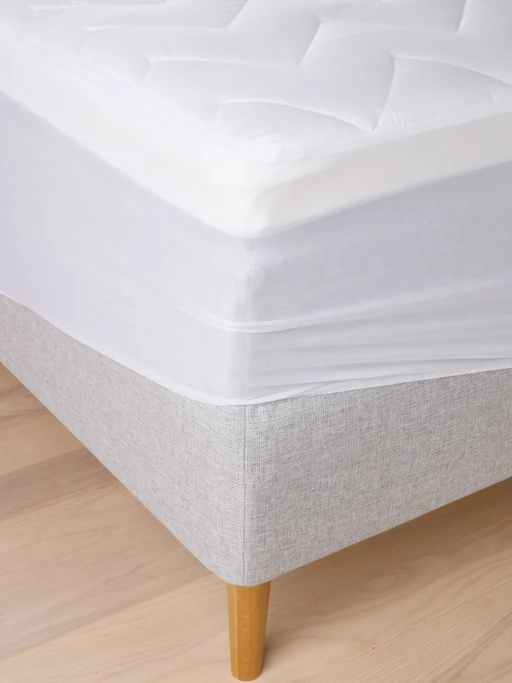 Protectores De Colchón|90 X 200 Cm>JYSK ADAMSFJORDENBASICProtector de colchón ajustable 160x200cm ADAMSFJORDEN