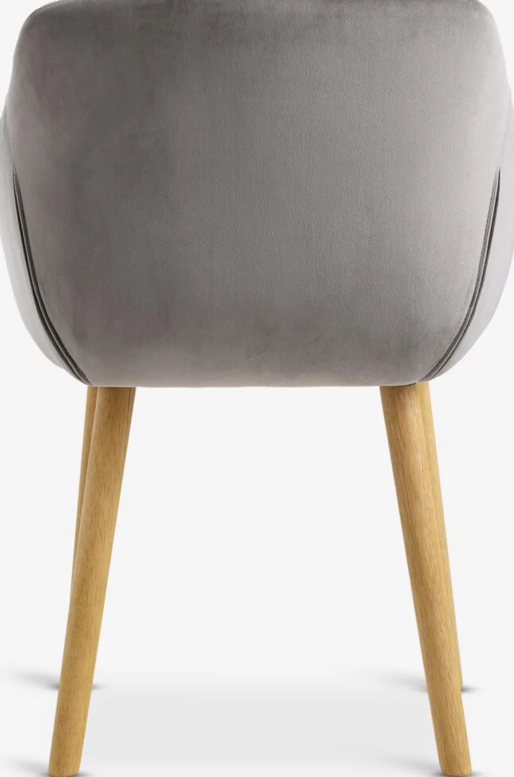 Sillas De Comedor>JYSK ADSLEVSilla de comedor ADSLEV terciopelo /natural Gris