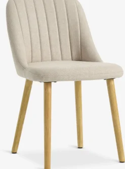 Sillas De Comedor>JYSK ADSLEVSilla de comedor ADSLEV sin reposabrazos beis/roble natural Beige