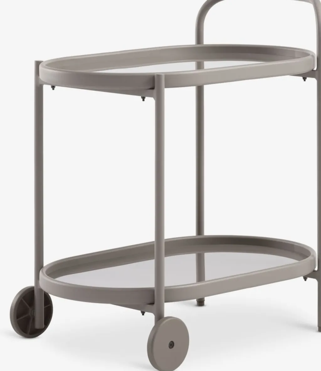 Decoración De Jardín>JYSK AFTONFALKCarrito AFTONFALK A48xL74xA78 arena oscuro