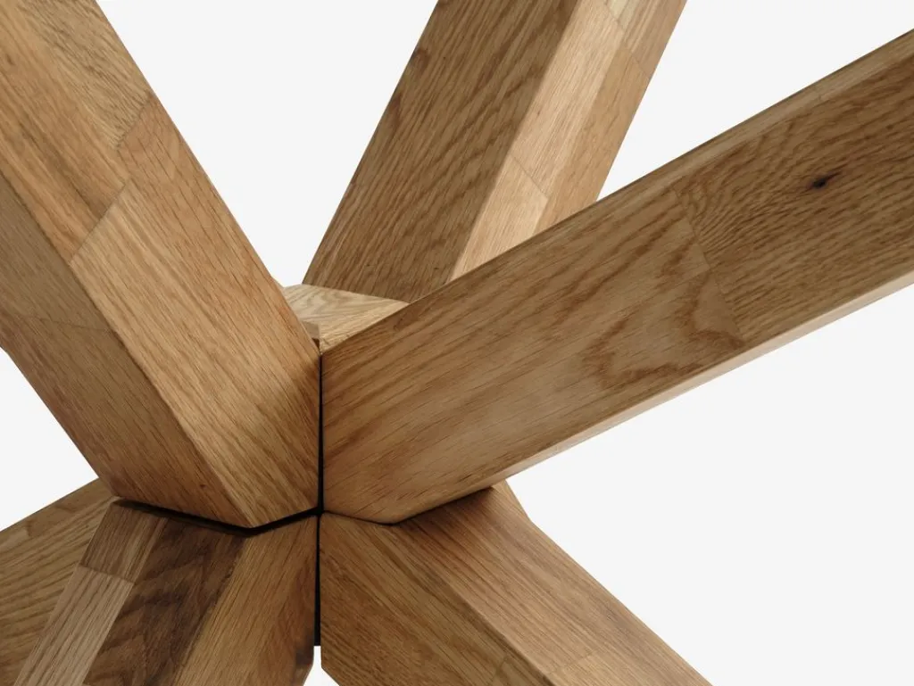 Mesas De Comedor>Royal Oak AGERBYMesa de comedor AGERBY 90x190 cristal/roble natural