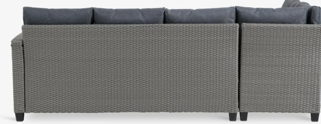 Conjuntos Mesa Y Sillas De Jardín|Muebles De Jardín>JYSK AGERMOSEConjunto muebles jardín AGERMOSE 6 plazas Gris