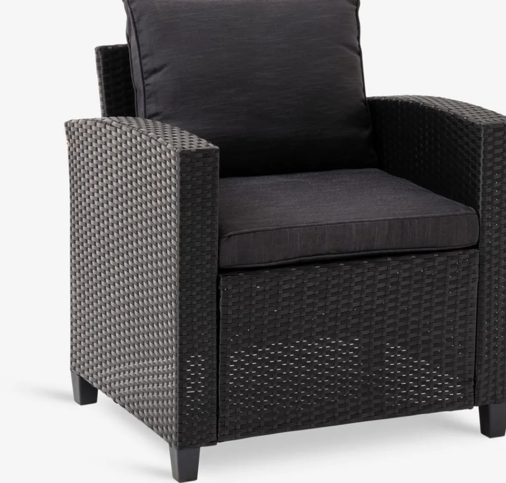 Sillas De Jardín|Muebles De Jardín>JYSK AGERMOSESillón de exterior AGERMOSE Negro