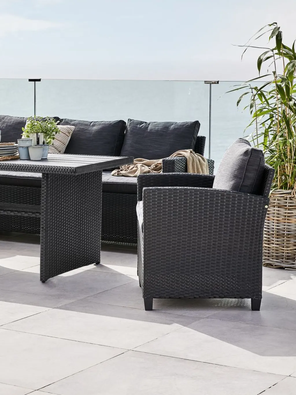Sillas De Jardín|Muebles De Jardín>JYSK AGERMOSESillón de exterior AGERMOSE Negro