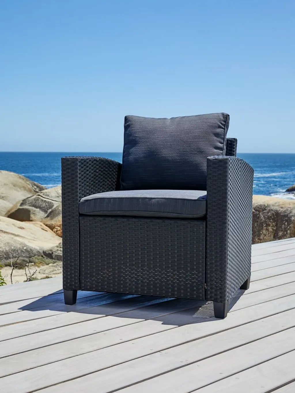 Sillas De Jardín|Muebles De Jardín>JYSK AGERMOSESillón de exterior AGERMOSE Negro