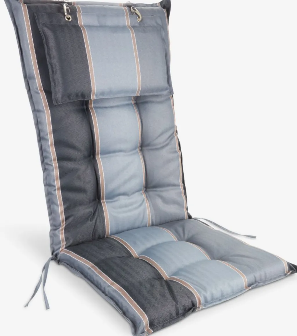 Cojín Para Silla Reclinable|Cojines Para Palé>JUTLANDIA AKKACojín de jardín para silla reclinable AKKA gris