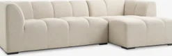 2 Plazas|3 Plazas>JYSK ALLESESofá ALLESE chaise longue derecha tela beis