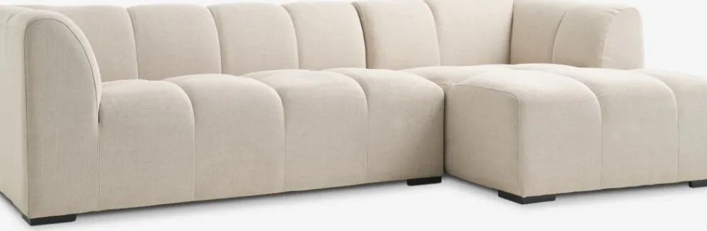 2 Plazas|3 Plazas>JYSK ALLESESofá ALLESE chaise longue derecha tela beis