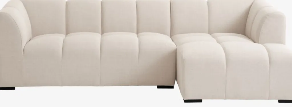 2 Plazas|3 Plazas>JYSK ALLESESofá ALLESE chaise longue derecha tela beis