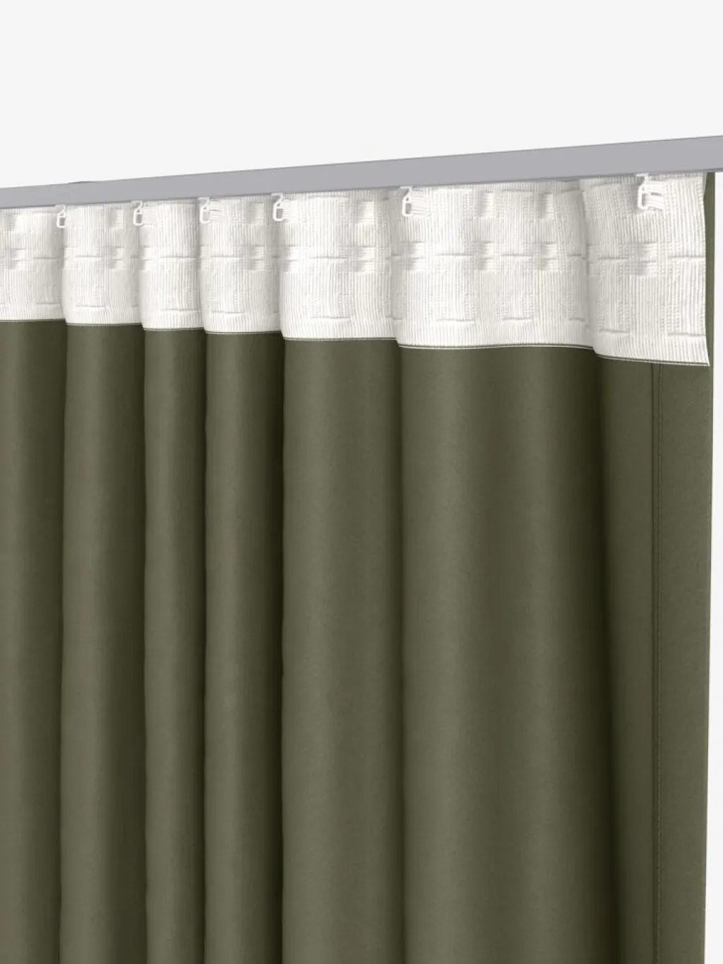 Cortinas Opacas>JYSK AMUNGENCortina semiopaca AMUNGEN 1x140x175 Verde