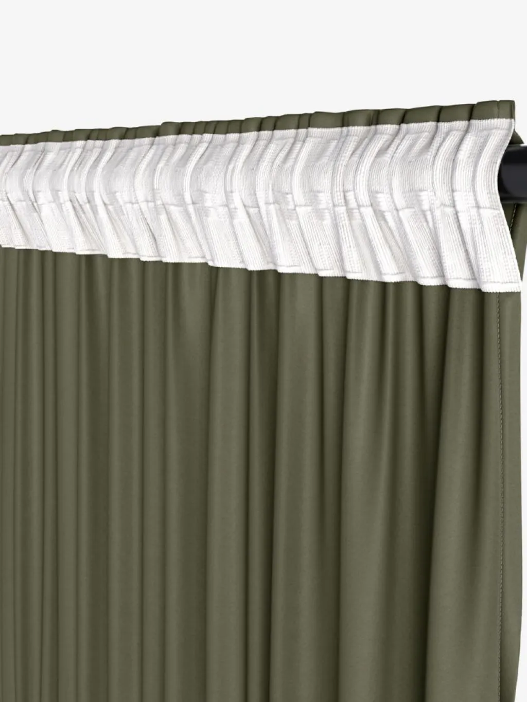 Cortinas Opacas>JYSK AMUNGENCortina semiopaca AMUNGEN 1x140x175 Verde