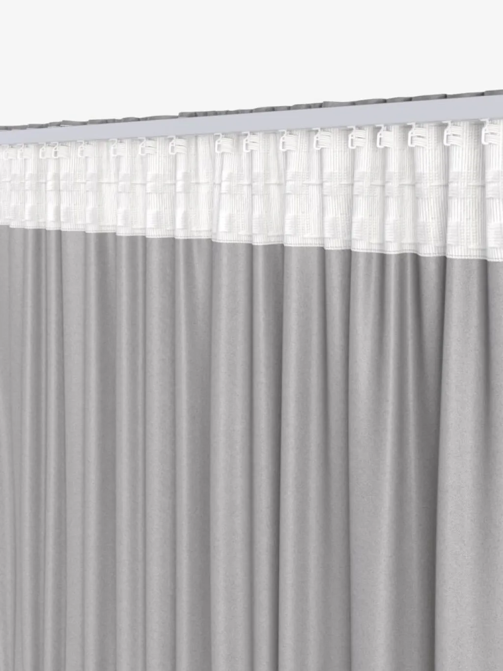 Cortinas Opacas>JYSK AMUNGENCortina semiopaca AMUNGEN 1x140x175 Gris claro