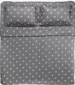 Juegos De Funda Nórdica|Juegos De Sábanas>JYSK ANEPLUSJuego de sábanas satén ANE 240x280 gris