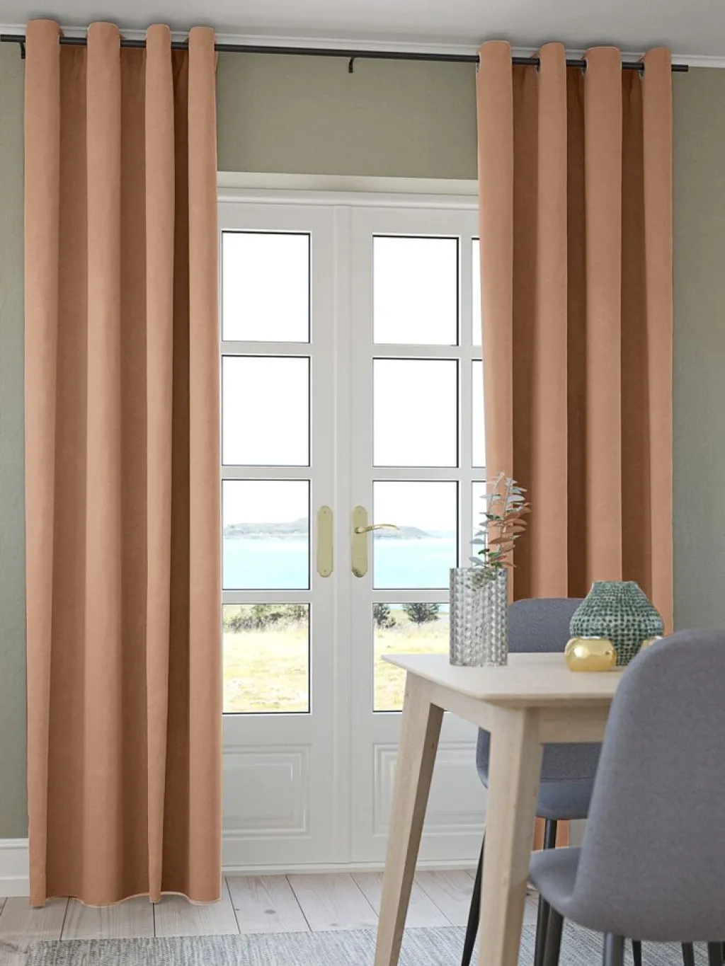 Cortinas Gruesas>JYSK ANTENCortina ANTEN 1x140x300 beis Beige