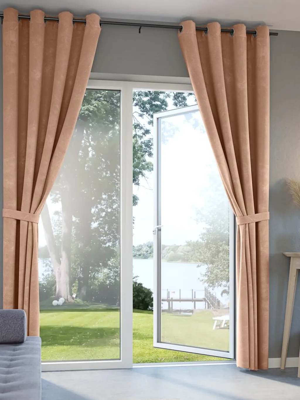 Cortinas Gruesas>JYSK ANTENCortina ANTEN 1x140x300 beis Beige