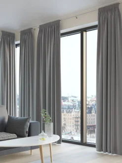 Cortinas Gruesas>JYSK AUSTRACortina AUSTRA 1x140x300 terciopelo Gris