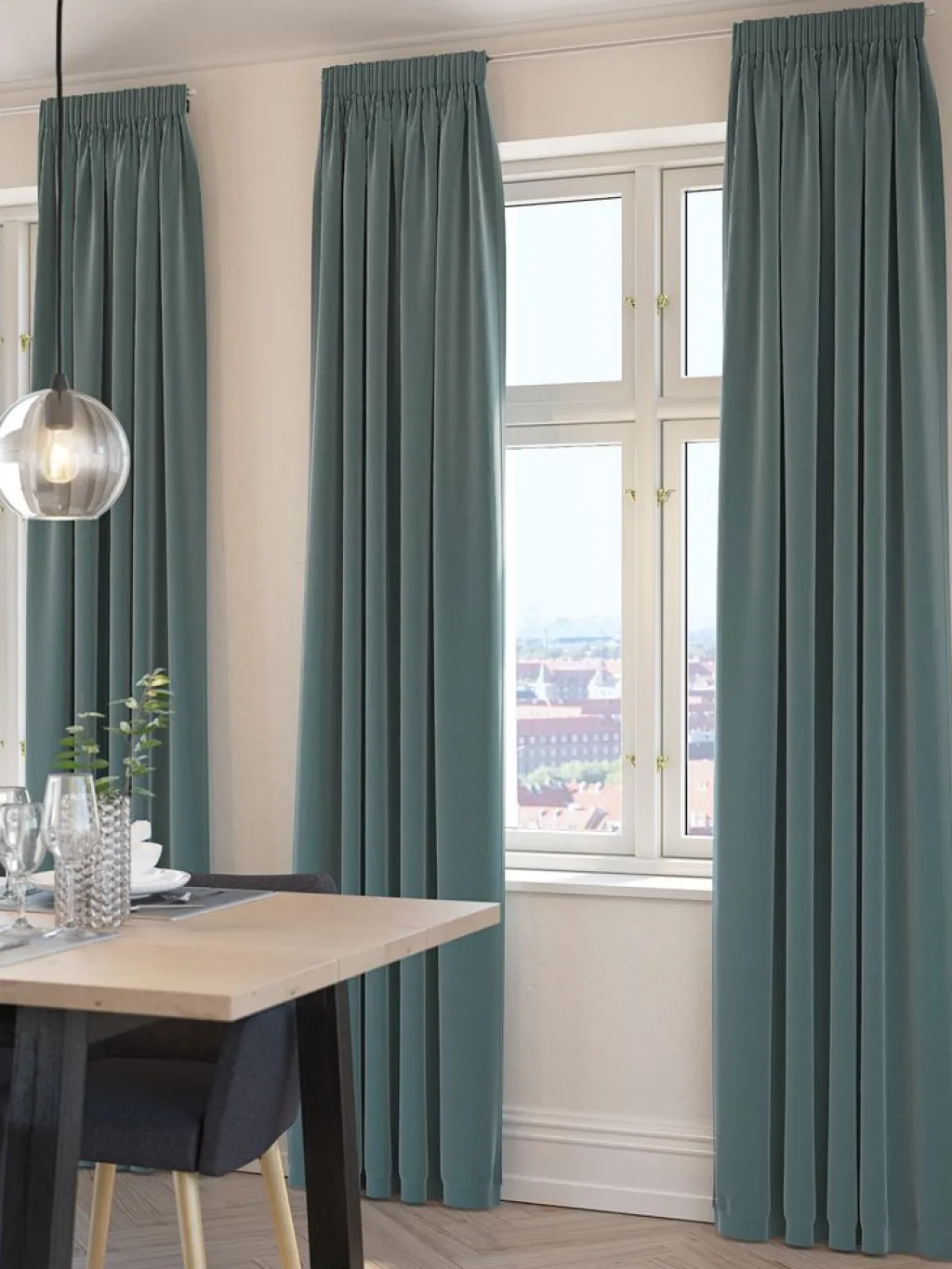 Cortinas Gruesas>JYSK AUSTRACortina AUSTRA 1x140x300 terciopelo Verde