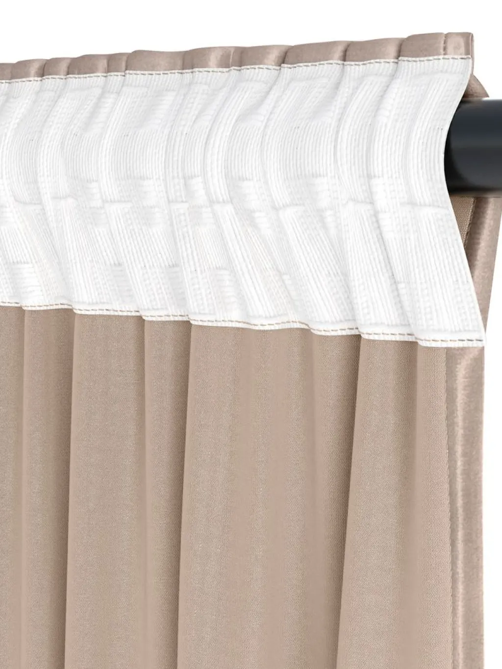 Cortinas Gruesas>JYSK AUSTRACortina AUSTRA 1x140x300 terciopelo topo Taupe
