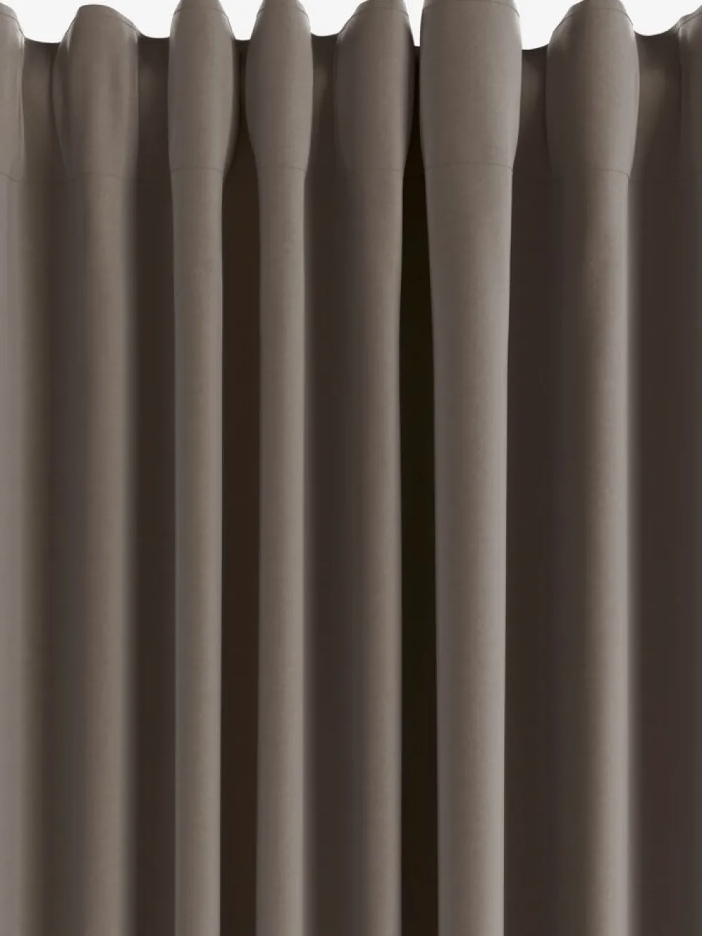 Cortinas Gruesas>JYSK AUSTRACortina AUSTRA 1x140x300 terciopelo marrón Marrón oscuro