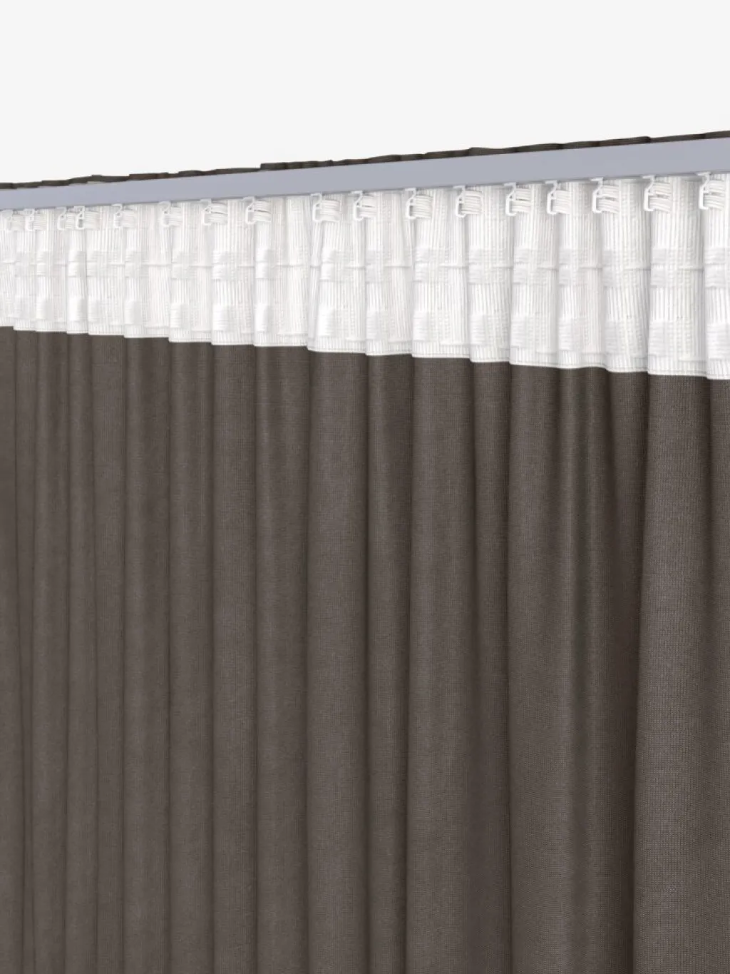 Cortinas Gruesas>JYSK AUSTRACortina AUSTRA 1x140x300 terciopelo marrón Marrón oscuro