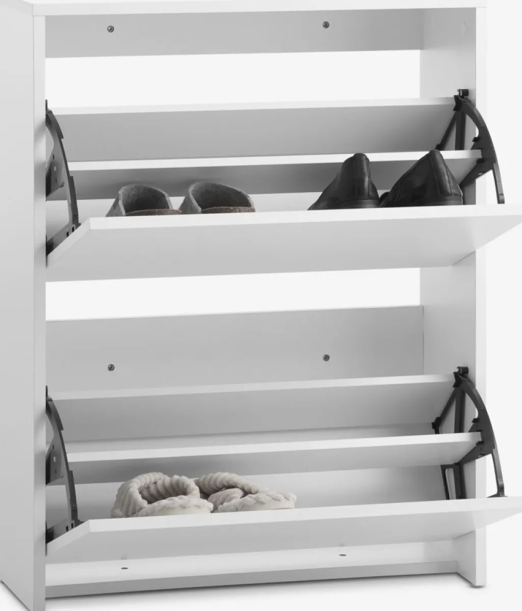 Zapateros|Zapateros>JYSK BAKHUSEZapatero BAKHUSE 2 compartimentos Blanco