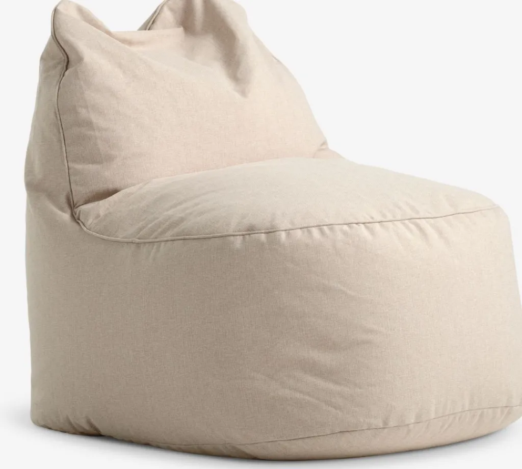 Articulos Para Niños>JYSK BANDHOLMSillón puf BANDHOLM 75x100x90 tela beis