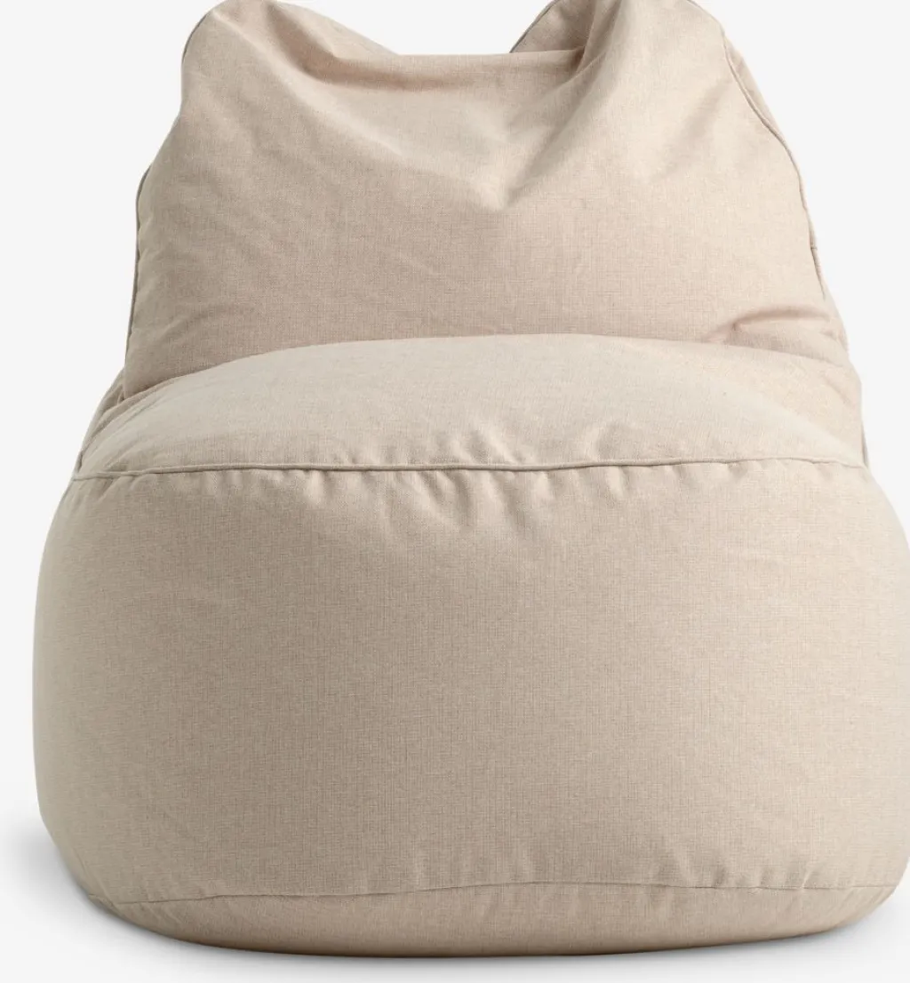 Articulos Para Niños>JYSK BANDHOLMSillón puf BANDHOLM 75x100x90 tela beis