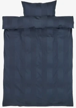 Juegos De Funda Nórdica>KRONBORG BARBOGOLDJuego funda nórdica satén BARBO 155x220 Azul oscuro