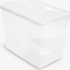 Todas Las Cestas|Almacenaje De Plástico>JYSK BASIC BOXCaja BASIC BOX 80L con tapa transparente