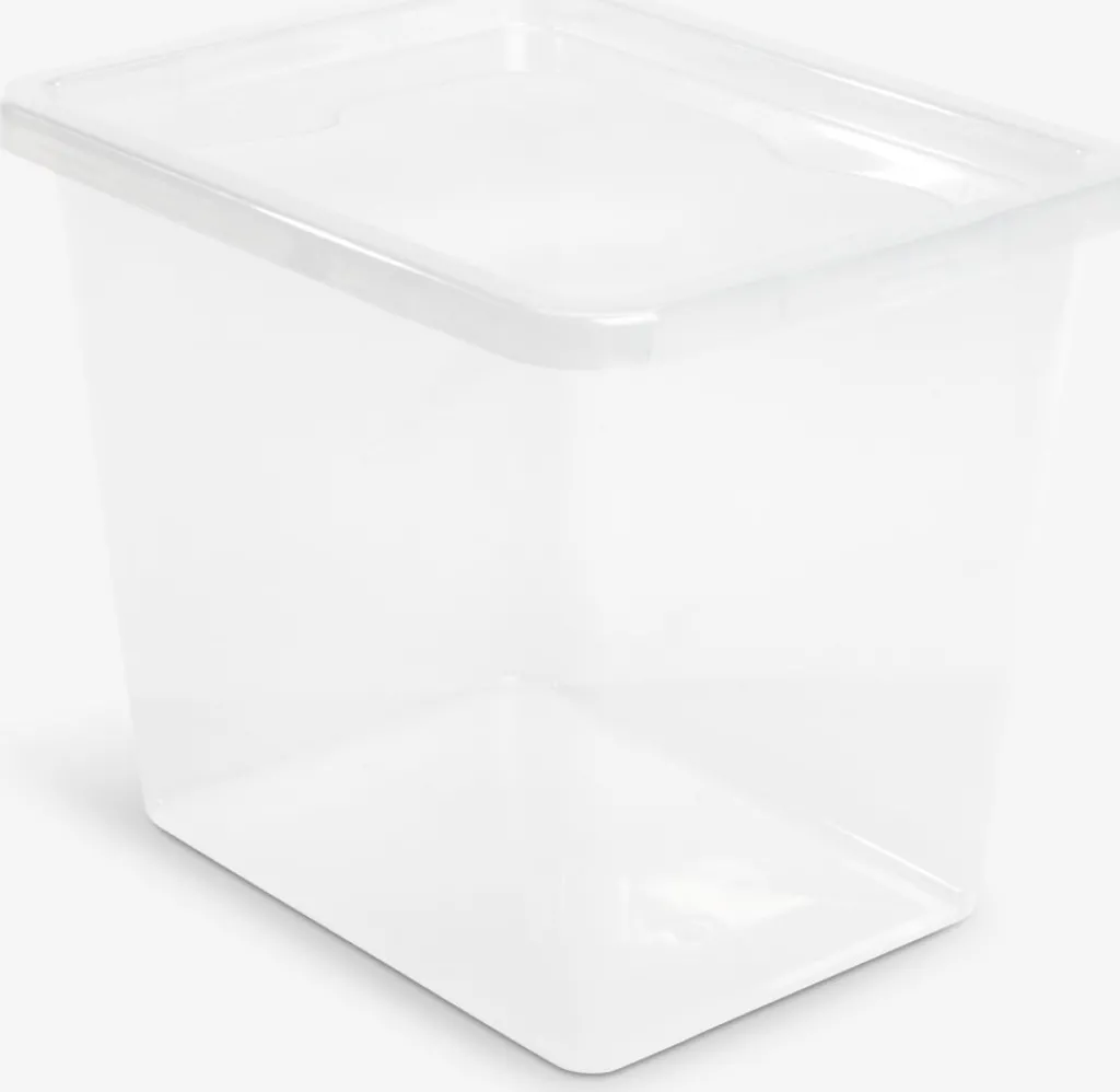 Todas Las Cestas|Almacenaje De Plástico>JYSK BASIC BOXCaja BASIC BOX 31L con tapa transparente