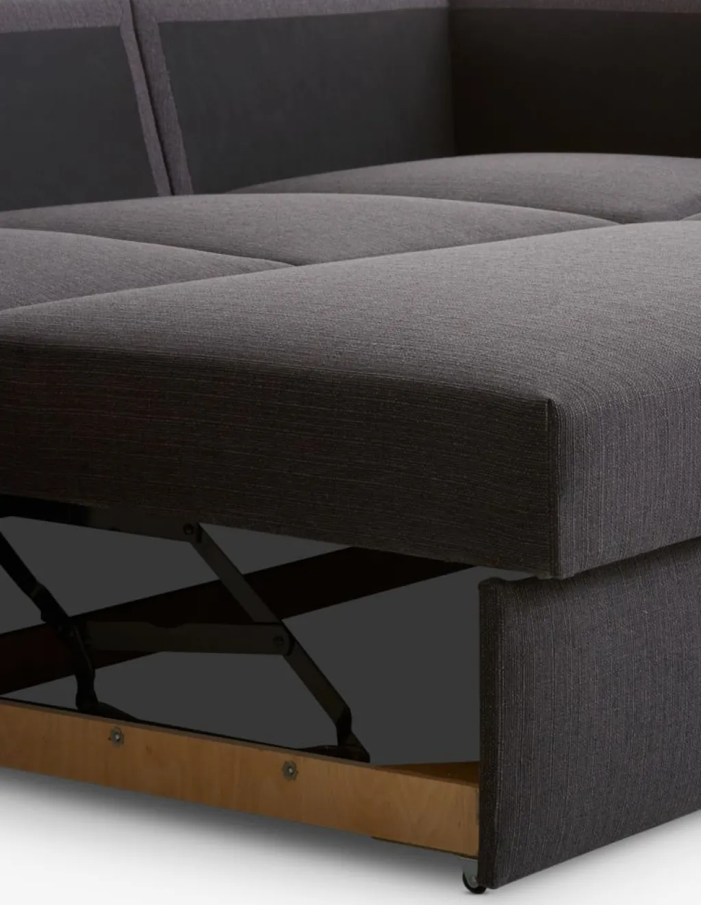 Sofás Cama|Sofás Cama>JYSK BEDSTEDSofá cama con chaise longue BEDSTED gris