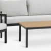 Conjuntos Mesa Y Sillas De Jardín|Muebles De Jardín>JUTLANDIA BEJSTRUPConjunto muebles jardín BEJSTRUP 4 plazas gris