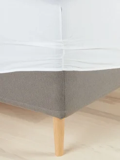 Sábanas Para Colchones|Sábanas Para Toppers>JYSK BENTEBASICSábana bajera ajustable BENTE 90x200x30 blanco