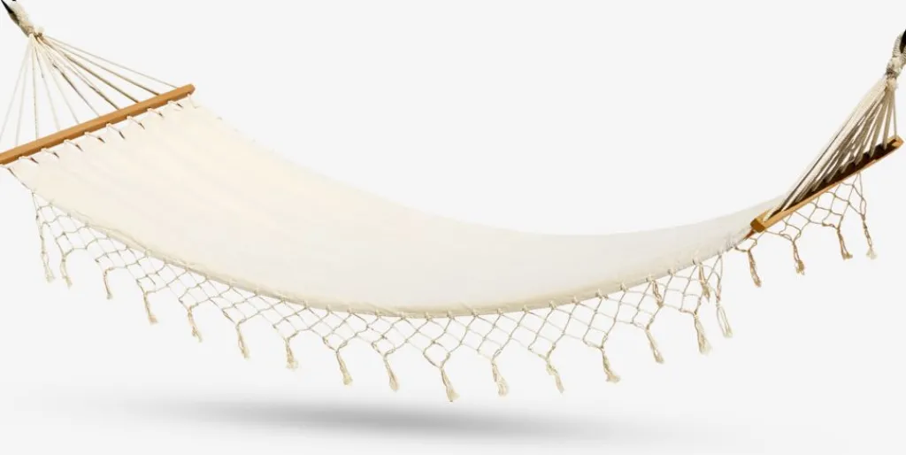 Muebles De Jardín|Hamacas Y Sillas Colgantes>JYSK BERGFINKHamaca BERGFINK A80xL200 blanco crudo