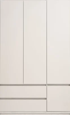 Armarios|Todos Los Armarios>JYSK BILLUNDArmario BILLUND 119x193 4 puertas 2 cajones travertino/beis Travertino+Beige