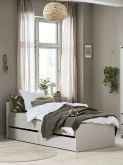 Camas Para Niños|90 X 200 Cm>JYSK BILLUNDCama con almacenaje BILLUND 90x200 travertino/beis