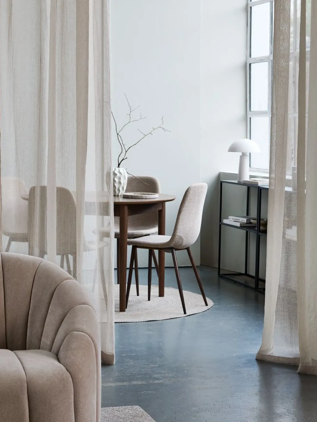 Gasa>JYSK BOLMENCortina BOLMEN 1x140x300 ondulado Gris cálido