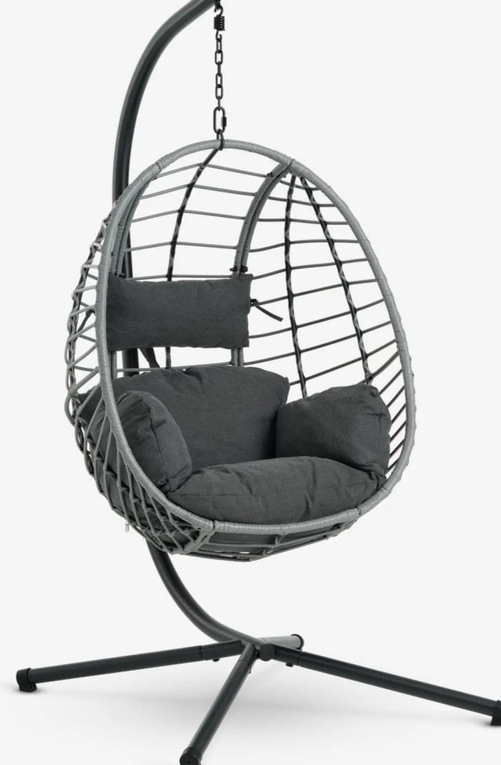 Muebles De Jardín|Hamacas Y Sillas Colgantes>JYSK BORKSilla colgante BORK A96xA192xP124 Gris