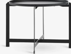 Mesas De Jardín|Muebles De Jardín>JYSK BORREMesa auxiliar BORRE Ø50xA40 Negro