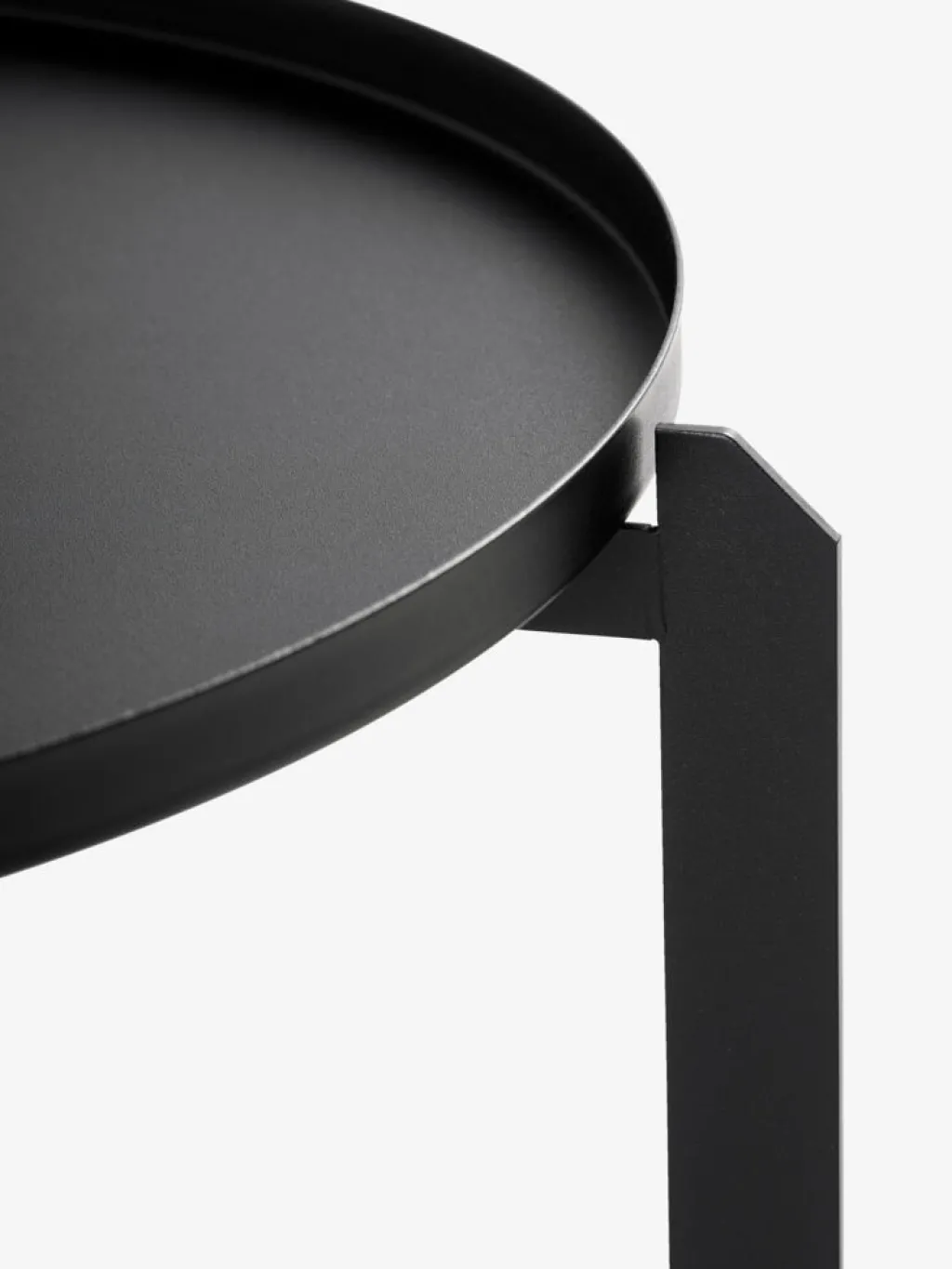 Mesas De Jardín|Muebles De Jardín>JYSK BORREMesa auxiliar BORRE Ø50xA40 Negro
