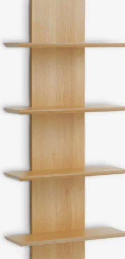 Baldas|Baldas>JYSK BORUMEstante de pared BORUM 4 estantes color roble natural
