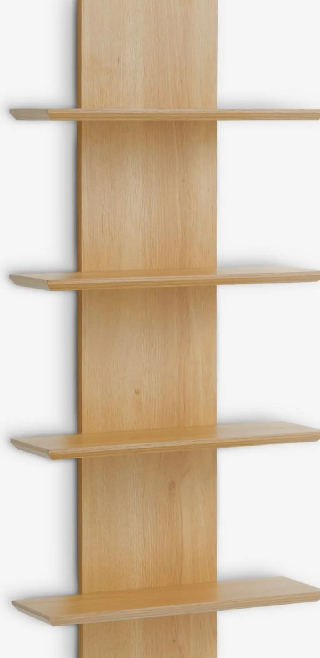 Baldas|Baldas>JYSK BORUMEstante de pared BORUM 4 estantes color roble natural