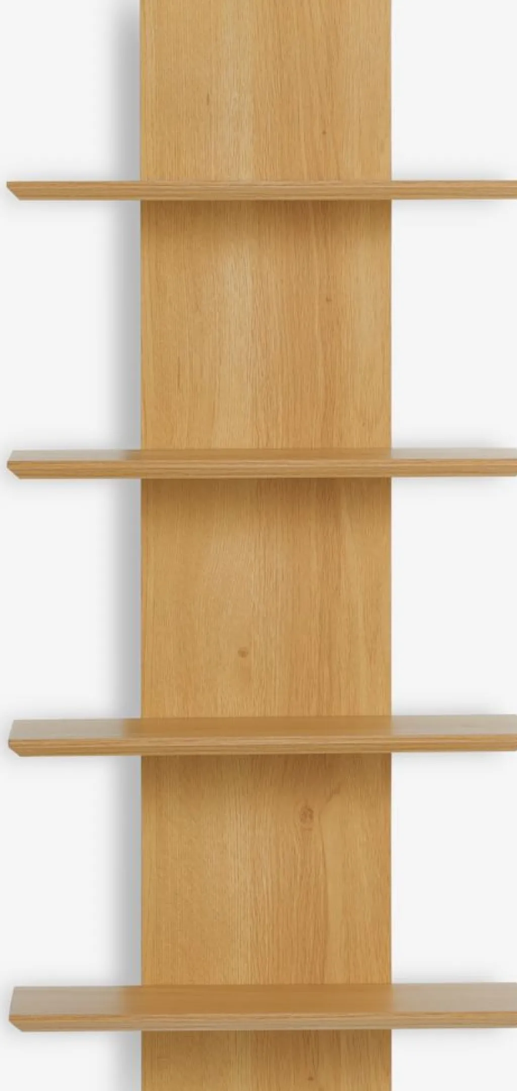 Baldas|Baldas>JYSK BORUMEstante de pared BORUM 4 estantes color roble natural