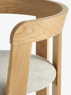 Sillas De Comedor>Royal Oak BOVRUPSilla de comedor BOVRUP /tela beis Roble natural