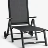 Muebles De Jardín|Tumbonas>JUTLANDIA BREDSTENTumbona BREDSTEN A79xL187 negro
