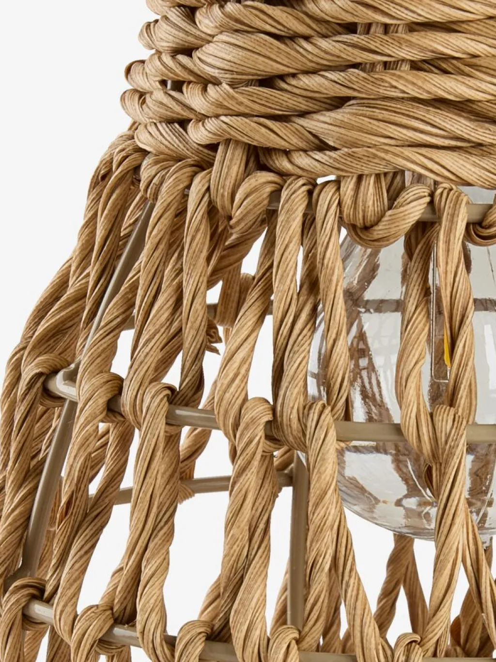 Iluminación Exterior>JYSK BREMSELámpara a pilas BREMSE Ø18xA22cm natural