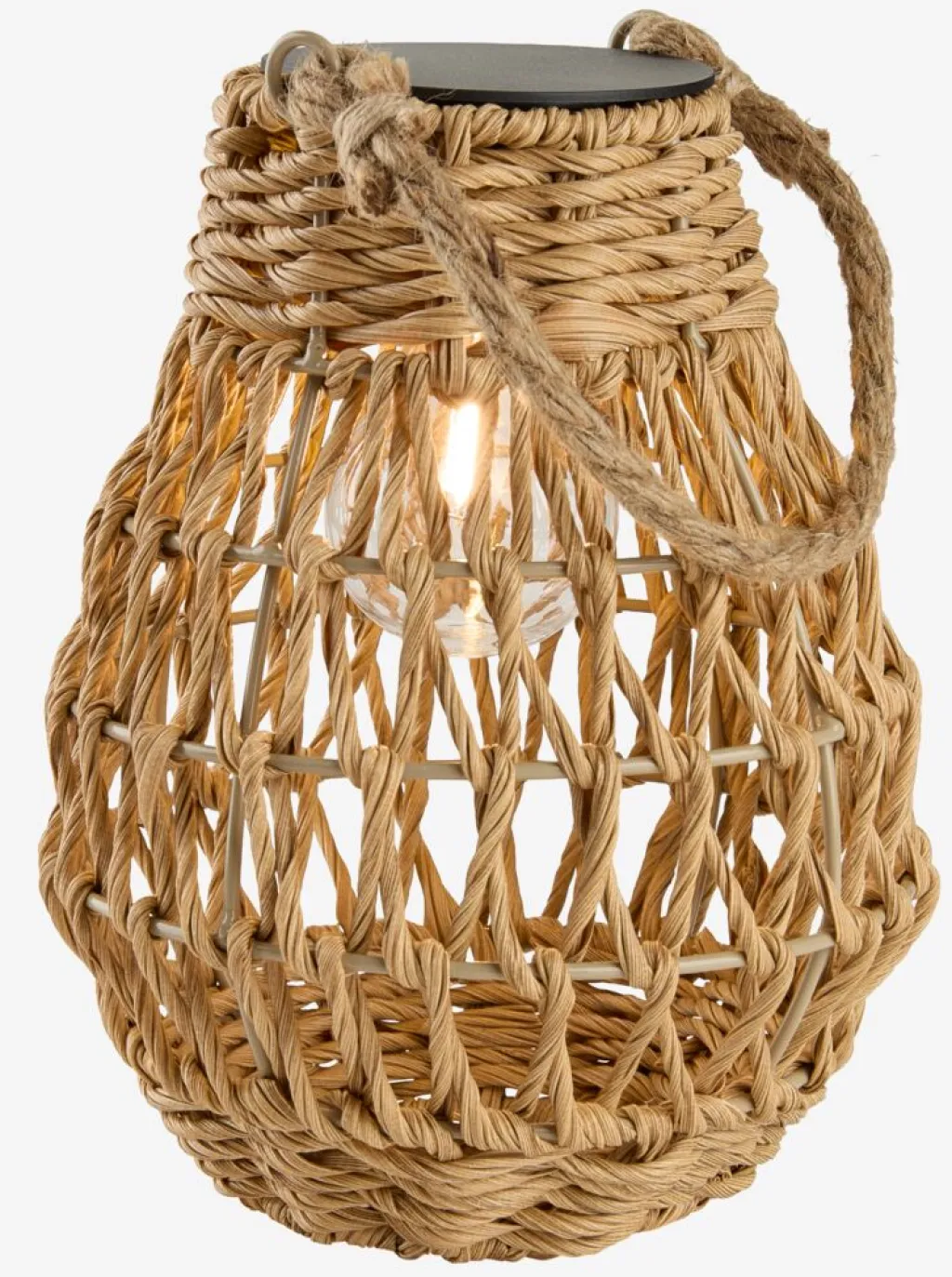 Iluminación Exterior>JYSK BREMSELámpara a pilas BREMSE Ø18xA22cm natural